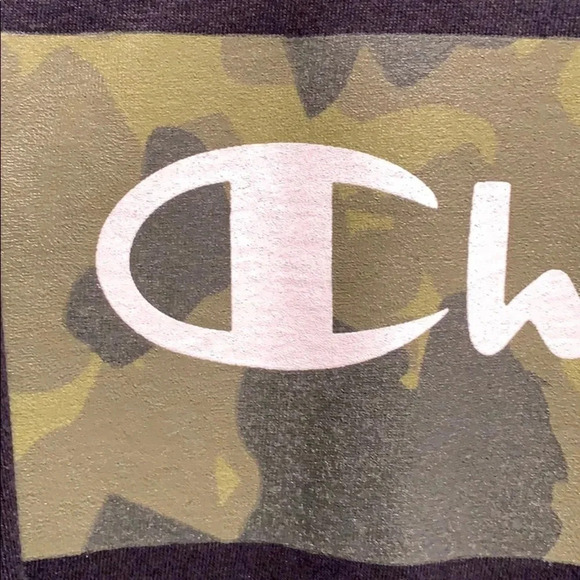 Champion Long Sleeve Camouflage T-Shirt Screenprint Big Tall - Picture 6 of 10